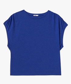 tee-shirt femme loose et paillete bleuI685901_4