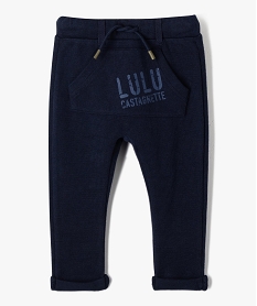 GEMO Pantalon bébé garçon en maille - LuluCastagnette Bleu