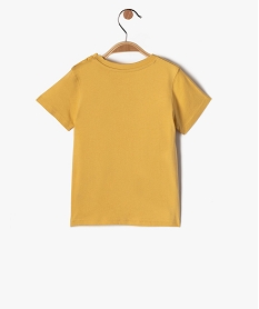 tee-shirt bebe garcon a manches courtes et motif jaune tee-shirts manches courtesI720001_3