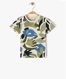 GEMO Tee-shirt bébé garçon à manches courtes et motif all over - LuluCastagnette beige standard