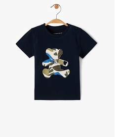 GEMO Tee-shirt bébé garçon imprimé - LuluCastagnette noir chine