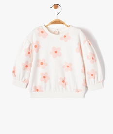 GEMO Sweat à manches bouffantes avec motifs colorés bébé fille Multicolore