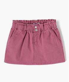 GEMO Jupe en jean bébé fille avec taille élastique Violet