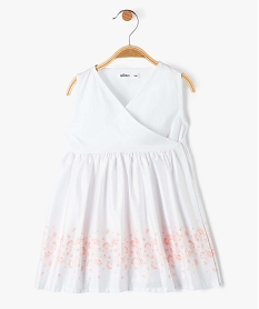 GEMO Robe bébé fille portefeuille à motif fleuri Multicolore