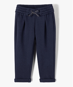 GEMO Pantalon de jogging avec pinces bébé fille Bleu