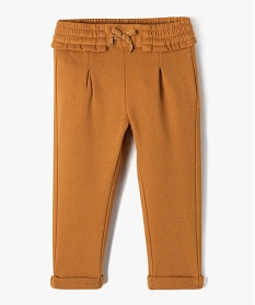 pantalon de jogging avec pinces bebe fille brunI738501_1