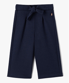 GEMO Pantalon bébé fille large en maille texturée - LuluCastagnette Bleu