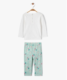 pyjama bebe 2 pieces en jersey imprime fruits beigeI750101_4