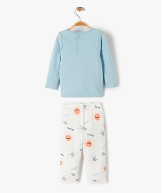 pyjama bebe en jersey de coton a motifs fantaisie bleu pyjamas 2 piecesI750201_3
