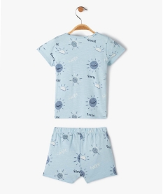 pyjashort bebe garcon imprime motif soleil bleuI751001_3