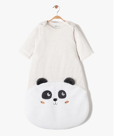 GEMO Gigoteuse bébé à manches amovibles avec motif animal Beige