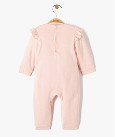 pyjama bebe en jersey a epaules volantees roseI764601_3