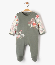 GEMO Pyjama bébé à pont-dos imprimé jungle - Petit Béguin Vert