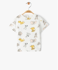 tee-shirt bebe a manches courtes imprime - disney beige tee-shirtsI766101_1