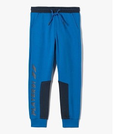 jogging garcon en molleton doux bleu pantalonsI770501_1