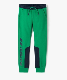 jogging garcon en molleton doux vert pantalonsI770601_1