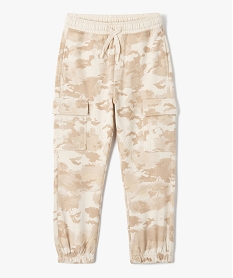 pantalon de jogging garcon avec motif camouflage imprime pantalonsI771001_1