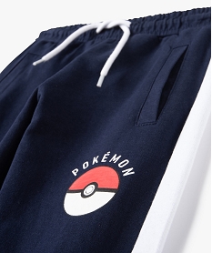 pantalon de jogging garcon avec bandes contrastantes - pokemon bleuI771201_2
