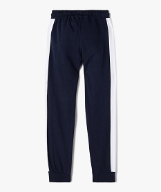 pantalon de jogging garcon avec bandes contrastantes - pokemon bleu pantalonsI771201_3