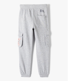 pantalon de jogging garcon avec poches sur les cuisses - camps united gris pantalonsI771401_4