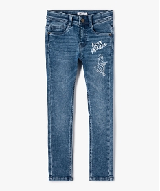 GEMO Jean garçon coupe Skinny stretch Bleu