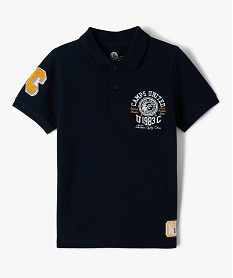 polo garcon a manches courtes avec motifs brodes - camps united bleuI782301_1