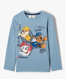 GEMO Tee-shirt garçon à manches longues avec motif XL - Pat Patrouille bleu standard