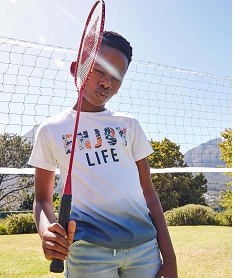 TEE-SHIRT JAUNE ANANAS TEE-SHIRT BLEU