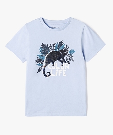 tee-shirt garcon avec motif en sequins reversibles bleuI787401_2