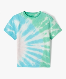 tee-shirt a manches courtes effet tie and dye garcon bleuI789801_1