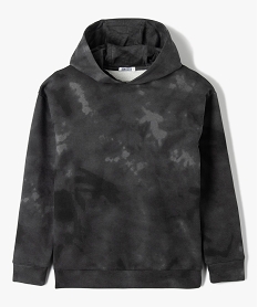 sweat garcon a capuche effet camouflage noirI794201_1