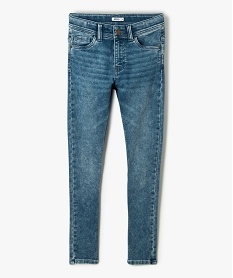 GEMO Jean garçon coupe Skinny coloris délavé Bleu