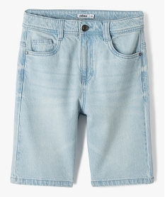 GEMO Bermuda garçon en denim stretch Bleu