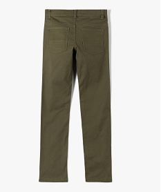 pantalon garcon style jean slim 5 poches vertI795701_3