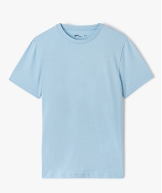 GEMO Tee-shirt à manches courtes uni garçon Bleu