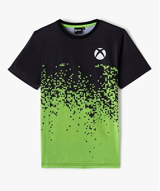 GEMO Tee-shirt garçon à manches courtes bicolore - Xbox Noir