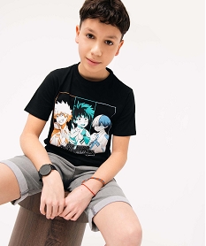 GEMO Tee-shirt garçon avec motif - My Hero Academia noir vif