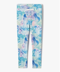 GEMO Leggings fille à motifs abstraits bleu standard