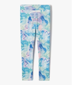 GEMO Leggings fille à motifs abstraits Bleu