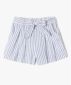 GEMO Short fille rayé coupe ample - LuluCastagnette Imprimé