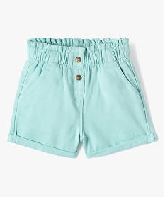 ROBE RAYURES MULTICO SHORT TURQUOISE