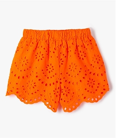short fille en broderie anglaise orange shortsI808801_3