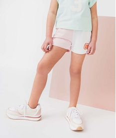 GEMO Short fille en maille bicolore - Camps United Multicolore