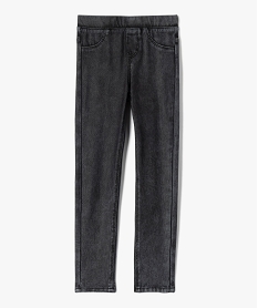 GEMO Jegging en maille très extensible fille noir standard