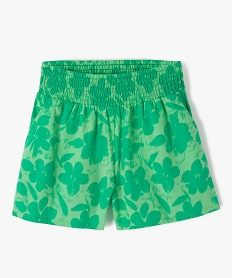 short fille avec ceinture smockee vert shortsI838201_1