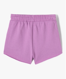 short fille en maille avec ceinture elastique violet shortsI841301_3