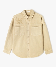 GEMO Veste fille avec motifs brodés - LuluCastagnette beige standard