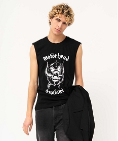 GEMO Tee-shirt homme sans manches imprimé - Motörhead Noir