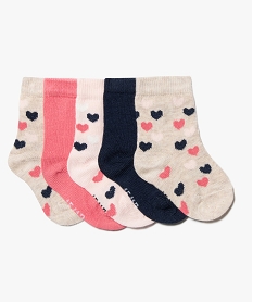 chaussettes bebe fille modeles varies (lot de 5) orange chine chaussettesI859801_1