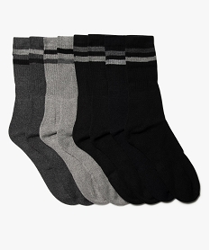 GEMO Chaussettes de sport homme (lot de 8) gris standard